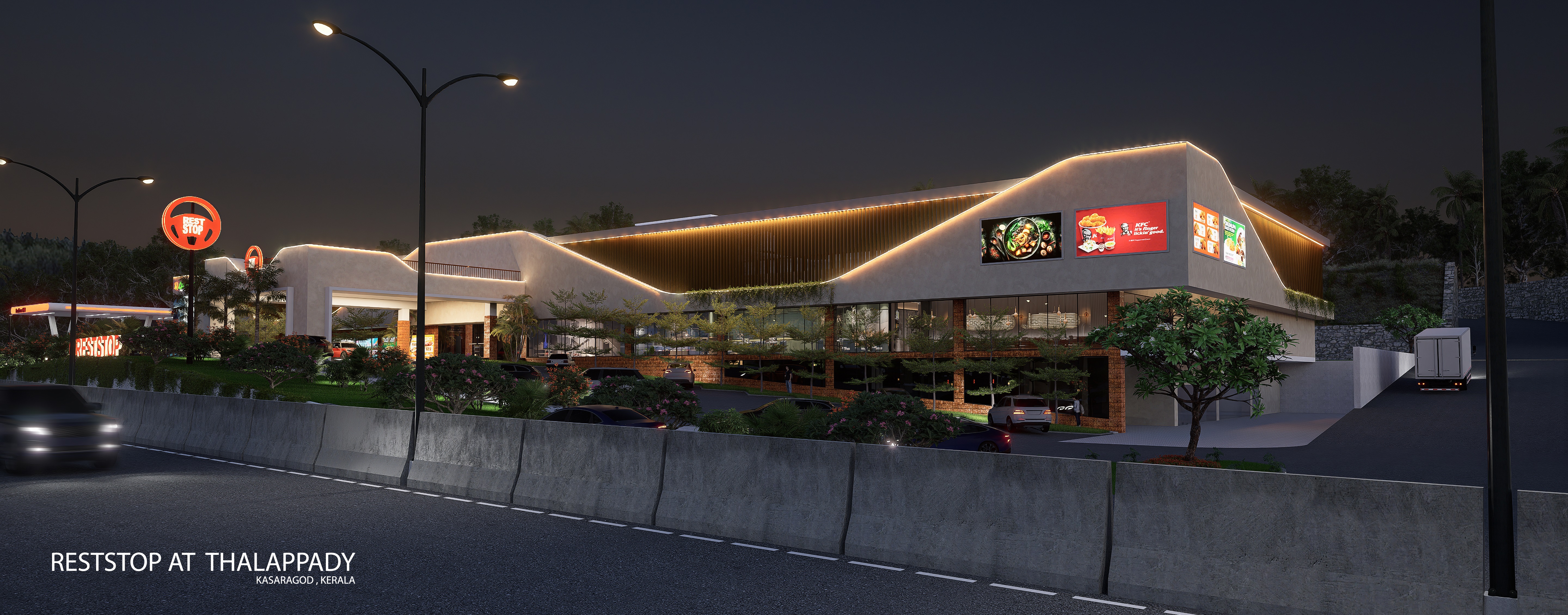 RestStop Amenities - Modern facilities for travelers